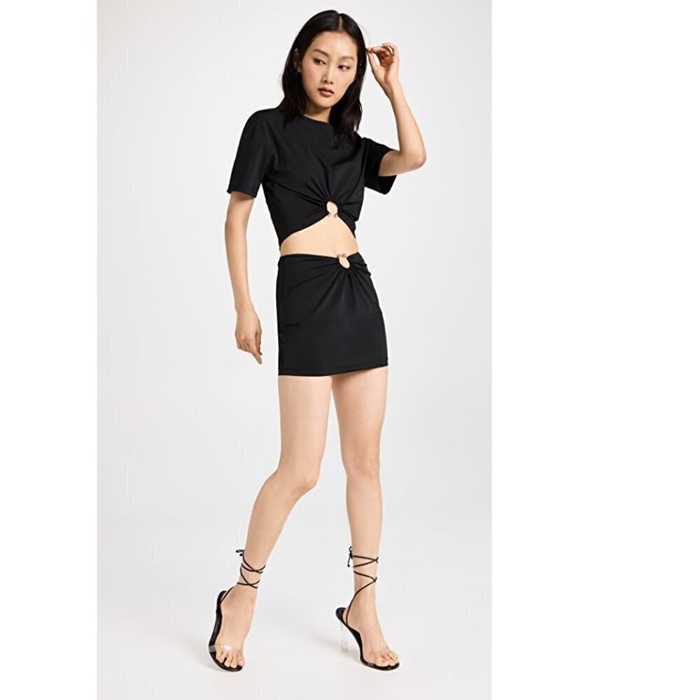 NWT Lioness Wild At Heart Miniskirt , black onyx, size small